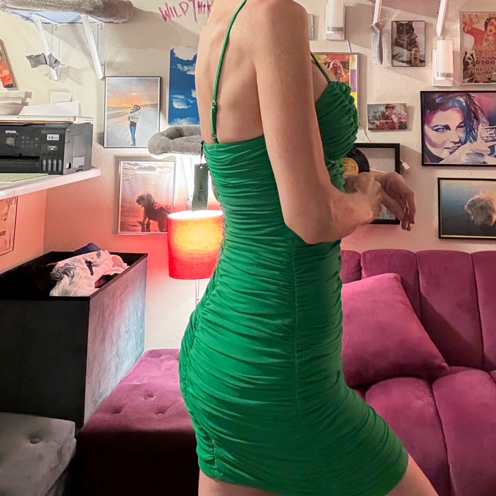 FLASH PRICE DROP TODAY ONLY Nasty Gal Green Dress